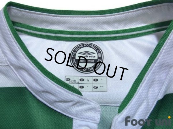 Photo4: Celtic 2003-2004 Home Shirt (4)