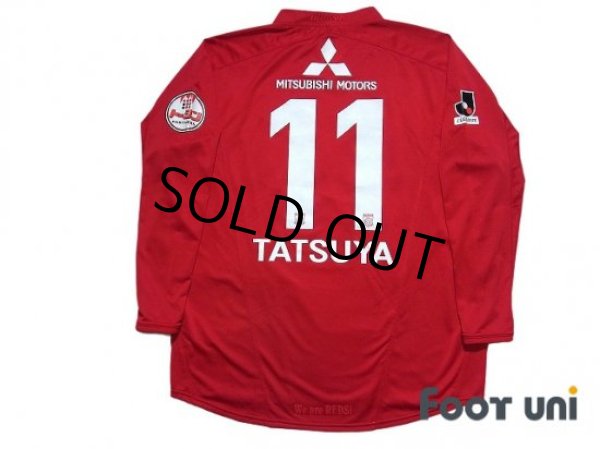 Photo2: Urawa Reds 2009 Home Long Sleeve Shirt #11 Tatsuya Tanaka (2)