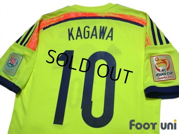 Photo4: Japan 2015 Away Shirt #10 Shinji Kagawa AFC ASIAN CUP Australia 2015 Patch/Badge w/tags (4)