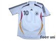 Photo1: Germany 2006 Home Authentic Shirt #10 Neuville (1)