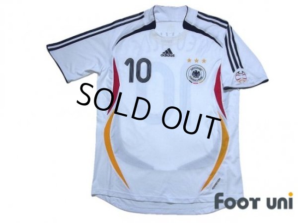 Photo1: Germany 2006 Home Authentic Shirt #10 Neuville (1)