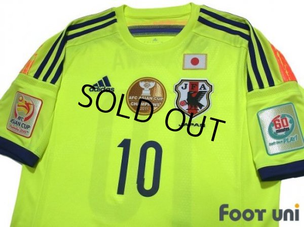 Photo3: Japan 2015 Away Shirt #10 Shinji Kagawa AFC ASIAN CUP Australia 2015 Patch/Badge w/tags (3)