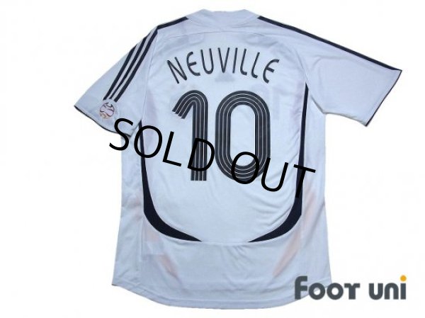 Photo2: Germany 2006 Home Authentic Shirt #10 Neuville (2)