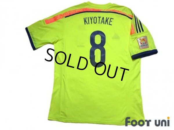 Photo2: Japan 2015 Away Shirt #8 Hiroshi Kiyotake AFC ASIAN CUP Australia 2015 Patch/Badge (2)