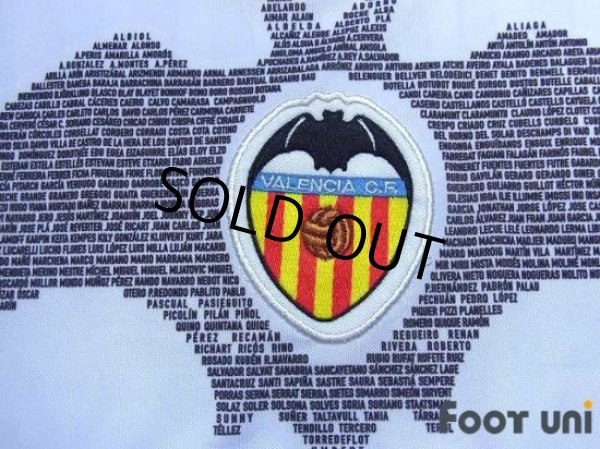 Photo5: Valencia 2009-2010 Home Long Sleeve Shirt #7 David Villa 90th Anniversary w/tags (5)