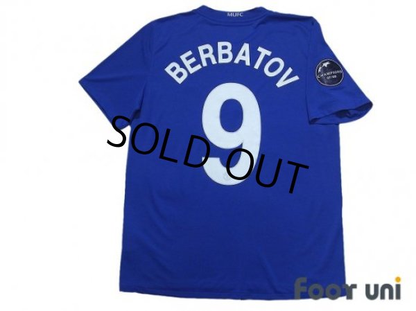 Photo2: Manchester United 2008-2009 3rd Shirt #9 Berbatov 40th anniversary embroidery w/tags (2)