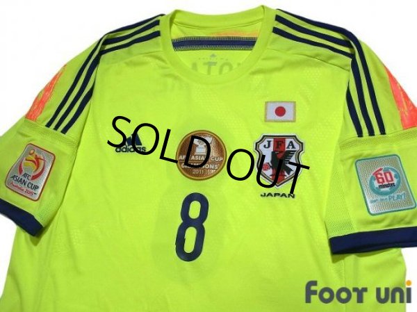 Photo3: Japan 2015 Away Shirt #8 Hiroshi Kiyotake AFC ASIAN CUP Australia 2015 Patch/Badge (3)