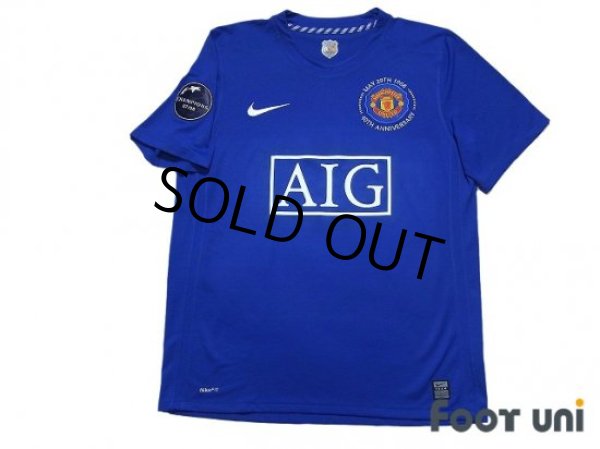 Photo1: Manchester United 2008-2009 3rd Shirt #9 Berbatov 40th anniversary embroidery w/tags (1)