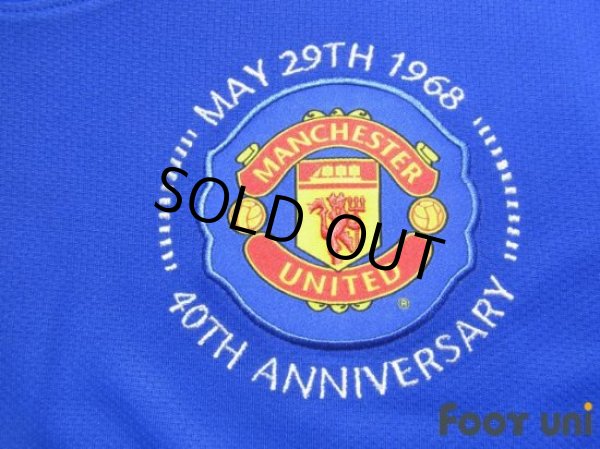 Photo6: Manchester United 2008-2009 3rd Shirt #9 Berbatov 40th anniversary embroidery w/tags (6)