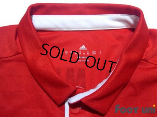 Photo5: Bayern Munchen 2016-2017 Home Long Sleeve Shirt #9 Lewandowski Bundesliga Patch/Badge (5)