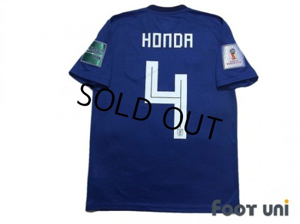 Japan 2018 Home Shirt #4 Keisuke Honda - Online Shop From