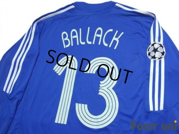 Photo4: Chelsea 2006-2008 Home Long Sleeve Shirt #13 Ballack w/tags (4)