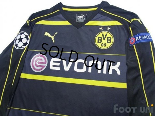Photo3: Borussia Dortmund 2016-2017 Away Long Sleeve Shirt #23 Shinji Kagawa w/tags (3)