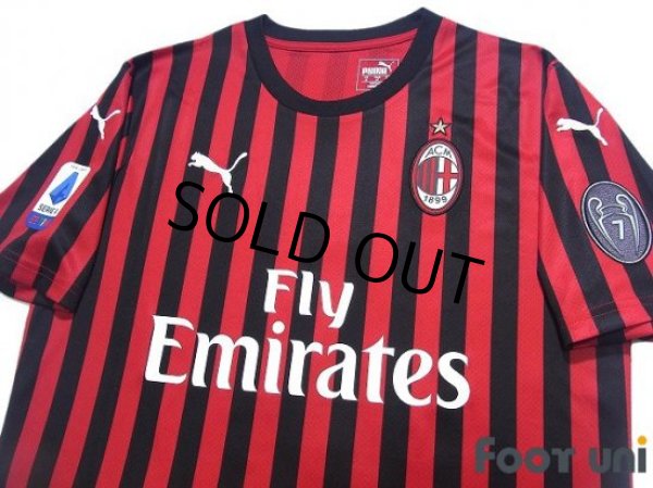 Photo3: AC Milan 2019-2020 Home Shirt #9 Krzysztof Piatek w/tags (3)