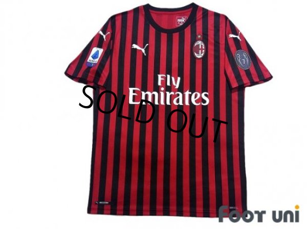 Photo1: AC Milan 2019-2020 Home Shirt #9 Krzysztof Piatek w/tags (1)