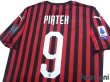 Photo4: AC Milan 2019-2020 Home Shirt #9 Krzysztof Piatek w/tags (4)