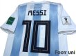Photo4: Argentina 2018 Home Authentic Shirt #10 Messi FIFA World Cup Russia 2018 Patch/Badge w/tags (4)