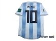 Photo2: Argentina 2018 Home Authentic Shirt #10 Messi FIFA World Cup Russia 2018 Patch/Badge w/tags (2)