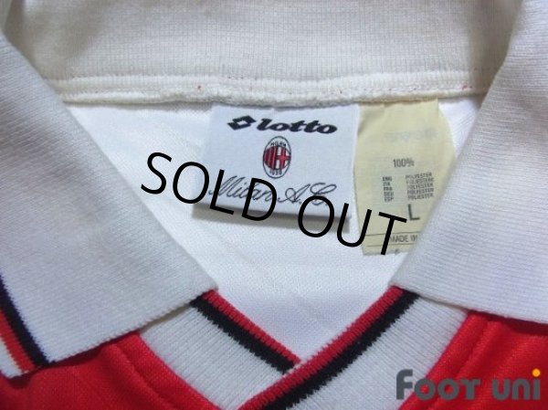 Photo5: AC Milan 1994-1995 Away Long Sleeve Shirt #6 Scudetto Patch/Badge (5)