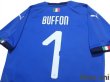 Photo4: Italy 2018 GK Shirt #1 Buffon w/tags (4)
