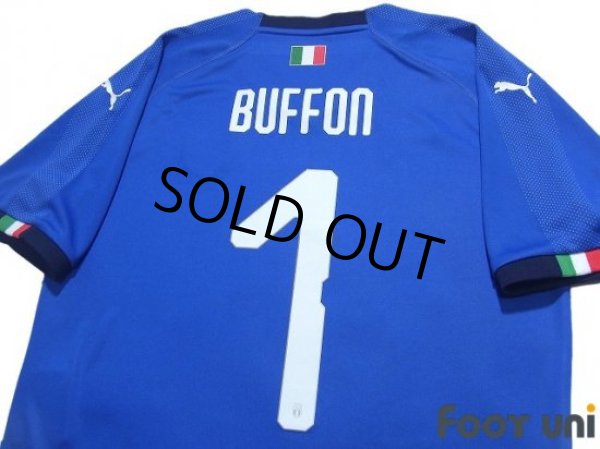 Photo4: Italy 2018 GK Shirt #1 Buffon w/tags (4)
