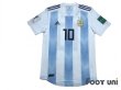 Photo1: Argentina 2018 Home Authentic Shirt #10 Messi FIFA World Cup Russia 2018 Patch/Badge w/tags (1)