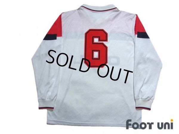 Photo2: AC Milan 1994-1995 Away Long Sleeve Shirt #6 Scudetto Patch/Badge (2)