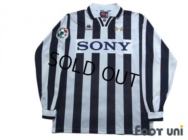 Photo1: Juventus 1996-1997 Home Long Sleeve Shirt #10 Del Piero Lega Calcio Patch/Badge (1)