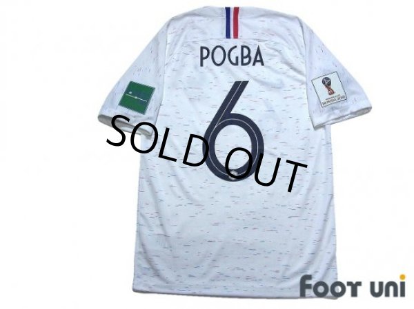 Photo2: France 2018 Away Shirt #6 Pogba FIFA World Cup Russia 2018 Patch/Badge w/tags (2)
