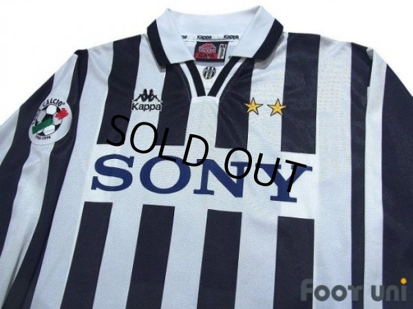 Photo3: Juventus 1996-1997 Home Long Sleeve Shirt #10 Del Piero Lega Calcio Patch/Badge (3)