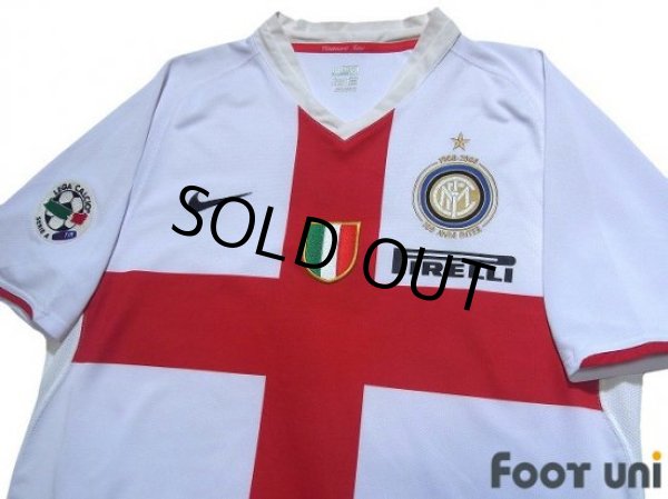 Photo3: Inter Milan 2007-2008 Away Centenario Shirt #7 Figo Lega Calcio Patch/Badge (3)