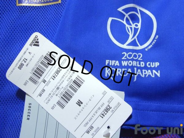 Photo7: France 2002 Home Authentic Shirt #6 Djorkaeff 2002 FIFA World Cup Korea Japan Patch/Badge w/tags (7)