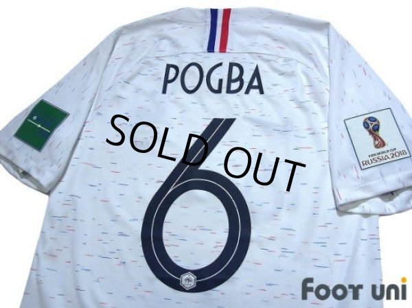Photo4: France 2018 Away Shirt #6 Pogba FIFA World Cup Russia 2018 Patch/Badge w/tags (4)