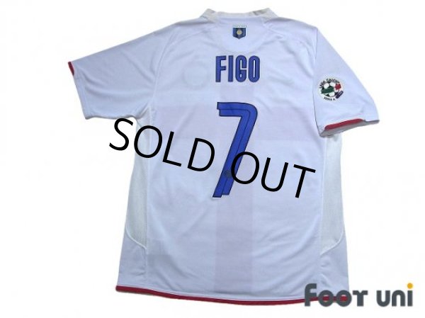 Inter Milan 2007-2008 Away Centenario Shirt #7 Figo - Online