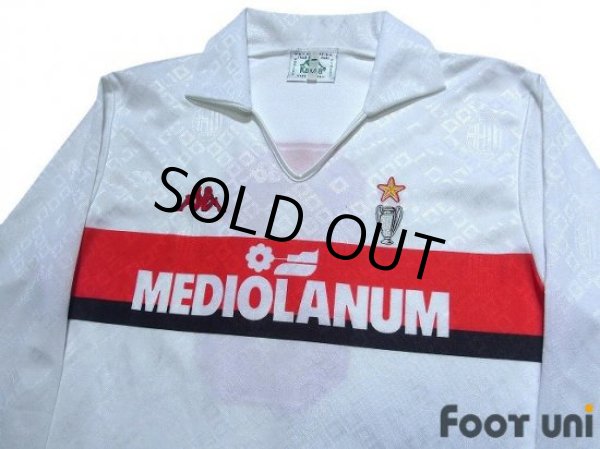 Photo3: AC Milan 1989-1990 Away Long Sleeve Shirt #9 (3)