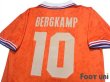 Photo4: Netherlands 1994 Home Shirt #10 Bergkamp (4)