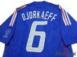 Photo4: France 2002 Home Authentic Shirt #6 Djorkaeff 2002 FIFA World Cup Korea Japan Patch/Badge w/tags (4)