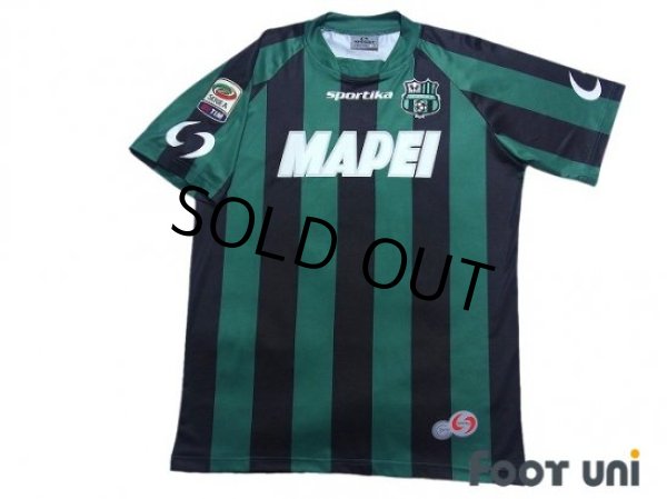 Photo1: Sassuolo 2014-2015 Home Shirt #10 Simone Zaza Serie A Tim Patch/Badge w/tags (1)