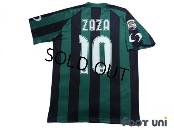 Photo2: Sassuolo 2014-2015 Home Shirt #10 Simone Zaza Serie A Tim Patch/Badge w/tags (2)
