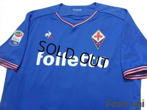 Photo3: Fiorentina 2017-2018 Away Shirt #13 Davide Astori Serie A Tim Patch/Badge w/tags (3)