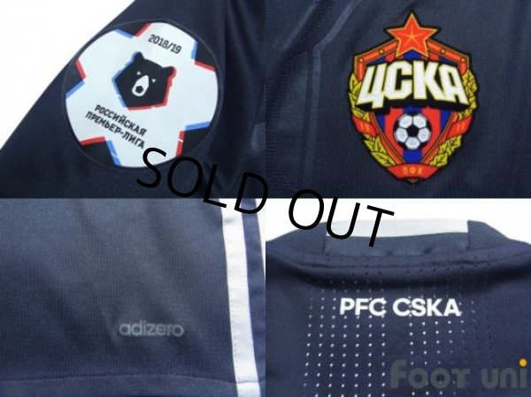 Photo6: CSKA Moscow 2018-2019 3rd Authentic Long Sleeve Shirt #77 Akhmetov League Patch/Badge (6)