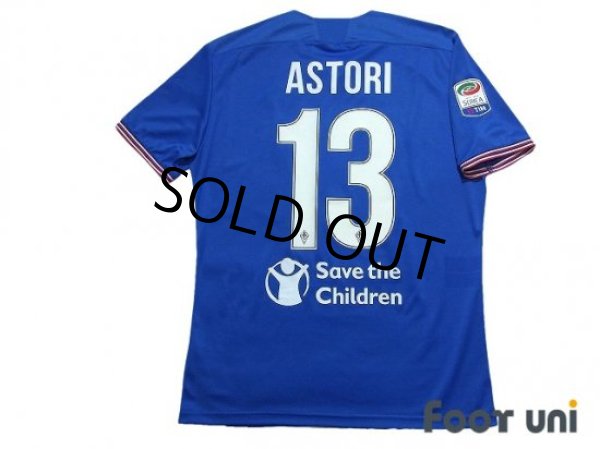 Photo2: Fiorentina 2017-2018 Away Shirt #13 Davide Astori Serie A Tim Patch/Badge w/tags (2)
