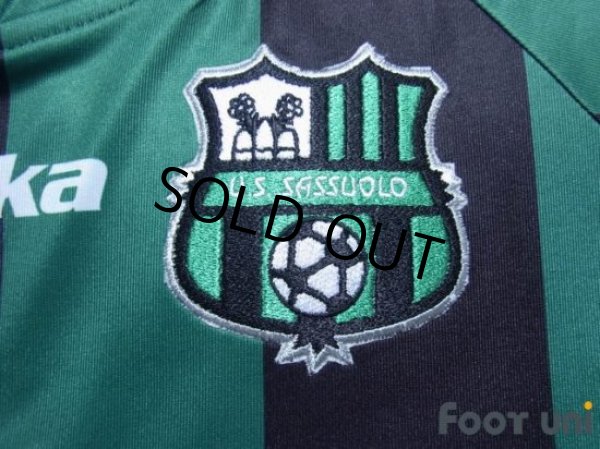 Photo6: Sassuolo 2014-2015 Home Shirt #10 Simone Zaza Serie A Tim Patch/Badge w/tags (6)