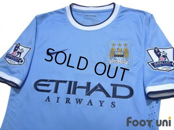 Photo3: Manchester City 2013-2014 Home Authentic Shirt #21 David Silva BARCLAYS ASIA TROPHY HONG KONG 2013 Patch/Badge (3)