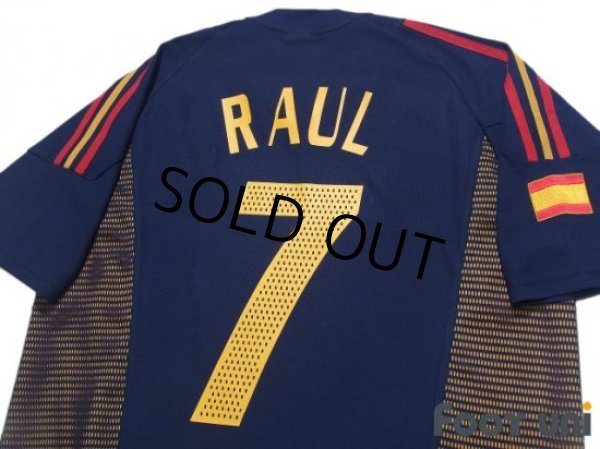 Photo4: Spain 2002 3rd Shirt #7 Raul (4)