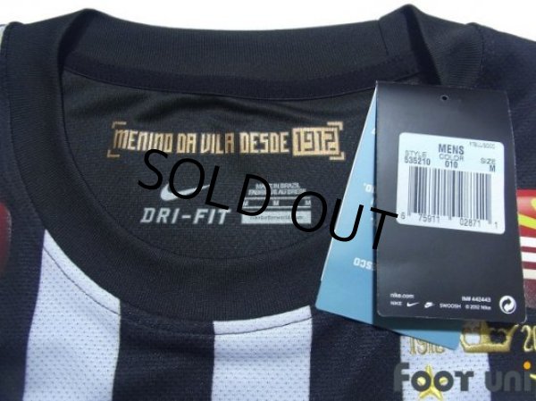 Photo5: Santos FC 2012 Away Centenario Shirt #11 Neymar Jr w/tags (5)