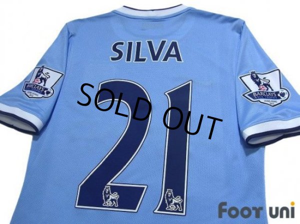 Photo4: Manchester City 2013-2014 Home Authentic Shirt #21 David Silva BARCLAYS ASIA TROPHY HONG KONG 2013 Patch/Badge (4)