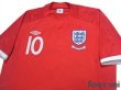 Photo3: England 2010 Away Shirt #10 Rooney with South Africa World Cup logo (3)