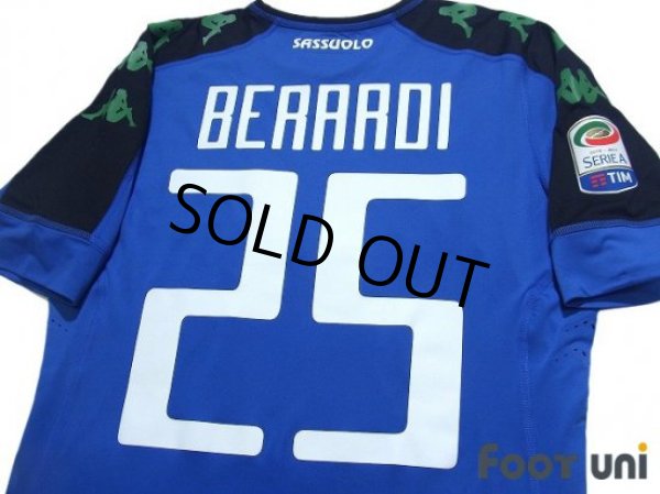 Photo4: Sassuolo 2016-2017 3rd Shirt #25 Berardi Serie A Tim Patch/Badge w/tags (4)