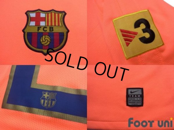 Photo7: FC Barcelona 2009-2010 Away Authentic Long Sleeve Shirt #28 Jonathan Dos Santos LFP Patch/Badge (7)